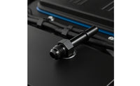Modern EFI Fuel Line Adapter Black Anodized Fuel Line Adapter with Hex Section Machined Fitting Compact for Mechanics