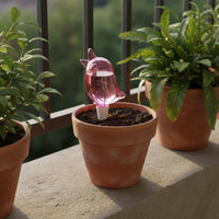 Slow Release System Bird Shaped Plant Waterer Keeps Soil Moist Bird Shape Plant Waterer Easy to Use Automatic Trickle Irrigator No Electricity Needed for Travelers, Office Workers, Busy People, Indoor, Vacation, Balcony