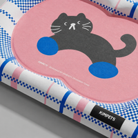 Dog Cooling Mat Gel Filled Square Waterproof Pet Mat for Summer Heatwaves