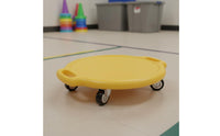 Round Board Anti Slip Four Wheel Scooter Board All-Direction Turning Wheels Children Balance for Preschoolers, Kids, Kindergarten, Indoor, Home