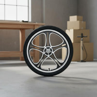 1 Piece 20 Inch Bike Wheel Aluminum Alloy Mag Style One-piece Heavy Duty Bicycle Wheel Solid Stable Performance Suitable for Road Riding Bike Modification