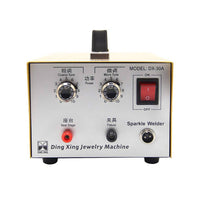 Adjustable Joining Kit with Tungsten Electrode Needle 30A Joining Machine with Foot Switch 200W Pulse Point Welder Portable for Jewelers, Hobbyists, Workshops, Studios