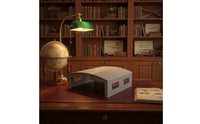 Illuminated Model Aircraft Hangar Tabletop Hangar with Light Compact for Hobbyists, Collectors