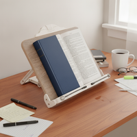Multi-functional Desktop Book Holder Reading Stand with Phone Holder for Students and Laptops