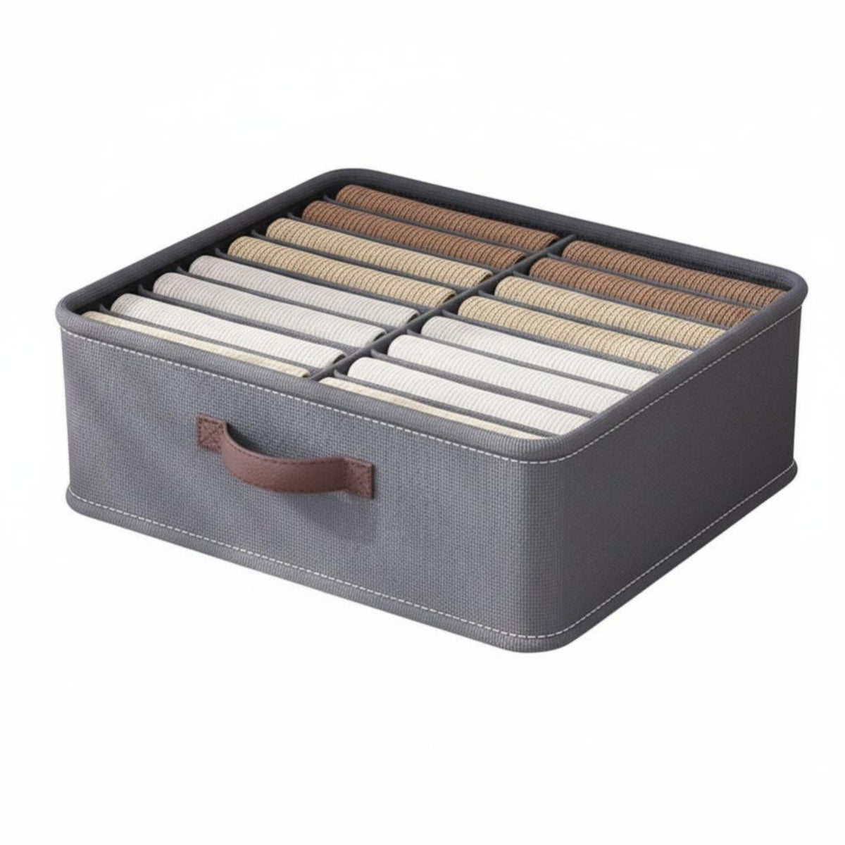 Compartment Clothes Box Double Row Layvisible 9compartment Clothing Sorter Space Saving