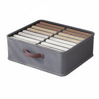 Compartment Clothes Box Double Row Layvisible 9compartment Clothing Sorter Space Saving