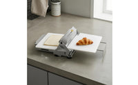 Foldable Manual Pastry Sheeter Adjustable Thickness Countertop Pastry Sheeter Tabletop for Bakery