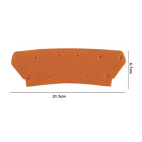 Detachable Safety Helmet Forehead Pad Anti-Friction Hard Hat Sweatband Sweat Absorbing Curved Helmet Cushion Soft Feel for Construction Workers