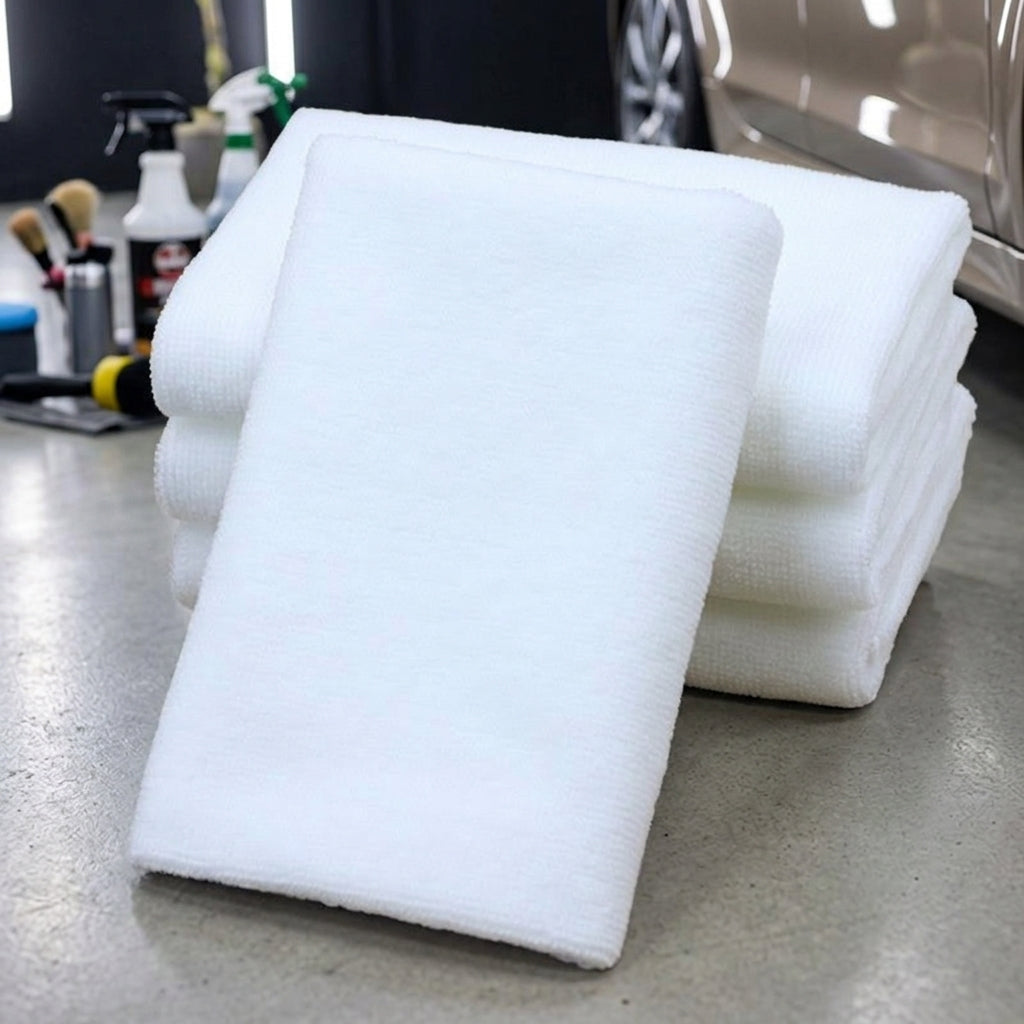 Car Drying Towel and Premium Microfibre Cloths, Thick Microfibre Car Towel, 420 GRAMS PER SQUARE METER Spiral Pile Microfiber, High Absorbency