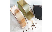 Wooden Coffee Filter Storage Box Large Capacity Coffee Filter Holder Waterproof for Countertop