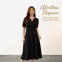 Dresses for Women UK, Stylish Design for Wedding Guests, Elegant Ladies with a Flattering Fit, Soft Viscose Summer Dress for Plus Size