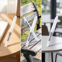 Water Reservoir Brush Pen with Pointed Tip Self-Moistening Watercolor Brush Pen Ergonomic Art Supply for Outdoor Painting