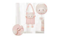 Cartoon Hanging Tissue Holder with Strap Soft Animal Tissue Box Cover Cute Easy to Refill for Commuters