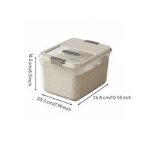 Moisture-Proof Airtight Rice Container Safe Rice Storage Container Wide Mouth Design for Kitchen
