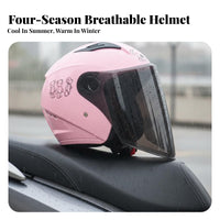 Electric Bike Helmet 3C Certified Double Visor Weather-Resistant Secure Headwear for Women, Transportation User S, Commuting, Outdoor