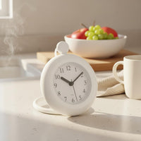 Moisture-Proof Waterproof Bathroom Timekeeper Anti-Fog Mini Suction Cup Timekeeper Minimalist Design Timekeeping Device Compact Size for Kitchen