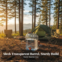 Portable Water Tank with Spigot Food-Grade Material Portable Water Tank Leakproof Outdoor Equipment for Campers, Drivers, Home, Car Travel, Road Trips