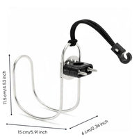 Stainless Steel Life Hoop Holder Life Hoop Bracket Preserver Wall Mount for Yacht, Boat