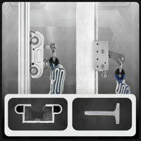 Fall Arrest Sliding Block Metal Sliding Block with Carabiner Smooth Gear for Mast Climbers