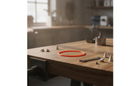 Rubber Sealing Loop Replacement Seal Sealing Loop Gasket Orange Leakproof for Machine Maintenance