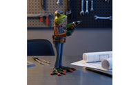 Engineer Frog Statue Birthday Gift Repairman Frog Figurine Unique Design House Decoration for Engineers, Handymen, Desktop, Garden, Bookshelf