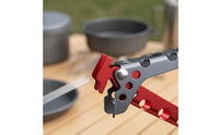 Lightweight Anti-Scald Pot Clip Heat Resistant Aluminum Pot Clamp Portable Camping Cookware Clamp Non-Slip Grip for Backpackers, Campers, Hikers, Outdoor Cooking, Backpacking, Picnic