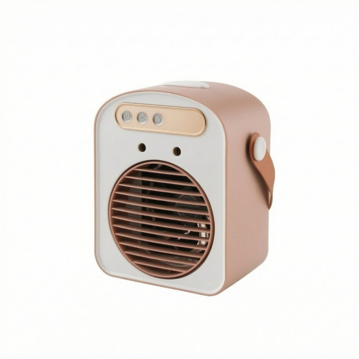 Rechargeable Desktop Fan with Humidifier Compact Portable Air Cooler Cordless Mist Fan Lightweight for Office Workers, Students, Desk, Bedside Table