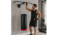Heavy-Duty Pull-up Bar with Bag Hanger Multi-Functional Wall-Mounted Pull-up Bar Space-Saving Training Rack Sturdy for Boxers, Athletes, Home Gym, Garage, Apartment