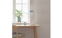 2-in-1 Column Fan and Heater Combo Slim Room Heater and Fan Combo Digital Oscillating for Apartment