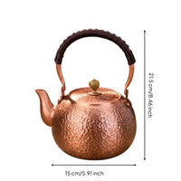Hammered Copper Teapot Handmade Hammered Copper Kettle Classic for Kitchen Decor