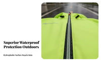 Lightweight Raincoat Set Breathable Two-Piece Rain Suit Portable 2 Piece Waterproof Suit for Cyclists, Hikers, Biking, Camping, Rainy Days