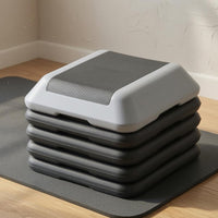 Aerobic Step Base Rectangular Step Aerobics Base Rounded-Edge