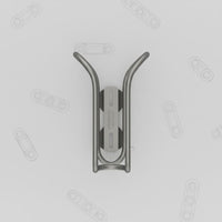 Single-Piece Design Titanium Alloy Bottle Holder Rustproof Titanium Bike Water Bottle Holder Long-Lasting Secure Grip