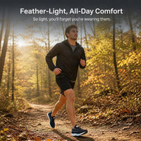 Men's Breathable Mesh Running Shoes Lightweight Non-Slip Outdoor Casual Sneakers