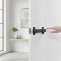 Slide Bolt Latch with Padlock Hole Heavy Duty Barn Door Latch with Padlock Hole Padlockable Lock for Sheds, Fences