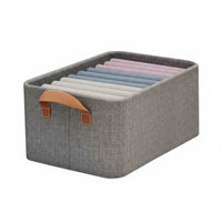 textile Closet Box Large Capacity foldable Clothing container adaptable for Attic