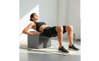 Hip Thrust Bench Box Multi-Function Hip Bridge Training Box Padded Surface Fitness Equipment