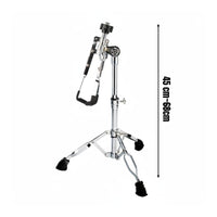 Practice Pad Stand Anti-Slip Rubber Feet 12 Inch Drum Pad Stand   Percussion Hardware for Drummers