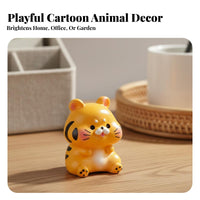 Energy Nese Astrological Animal Figurine Auspicious Connotations Energy Nese Astrological Figurine Set Feng Shui Decor Cartoon Resin Animal Figure