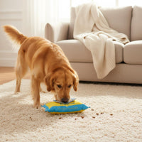 Tissue Box Snuffle Toy Slow Feeding Hide and Seek Treat Toy Chew Resistant Nose Work Game for Dogs, Training, Indoor