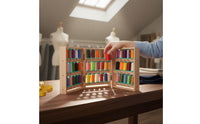 Thread Spool Rack Foldable Spool Rack with Pegs Three-Tier for Crafters