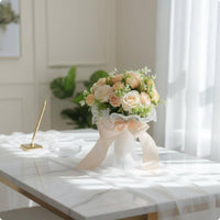 Bridal Flower Arrangement Photo Prop Fake Wedding Flower Bunch Fade