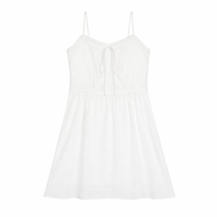 Summer Dress for Women with Lace Detail and V Neckline, Sleeveless Flared for Casual Wear, Plus Size Options up to 5XL
