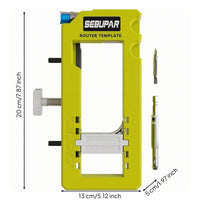 Hinge Mortising Jig Mortising Guide Rectangular Hardware Tool