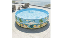 Children's Pool Foldable Swimming Pool Quick Setup for Kids, Young Children, Backyard, Garden