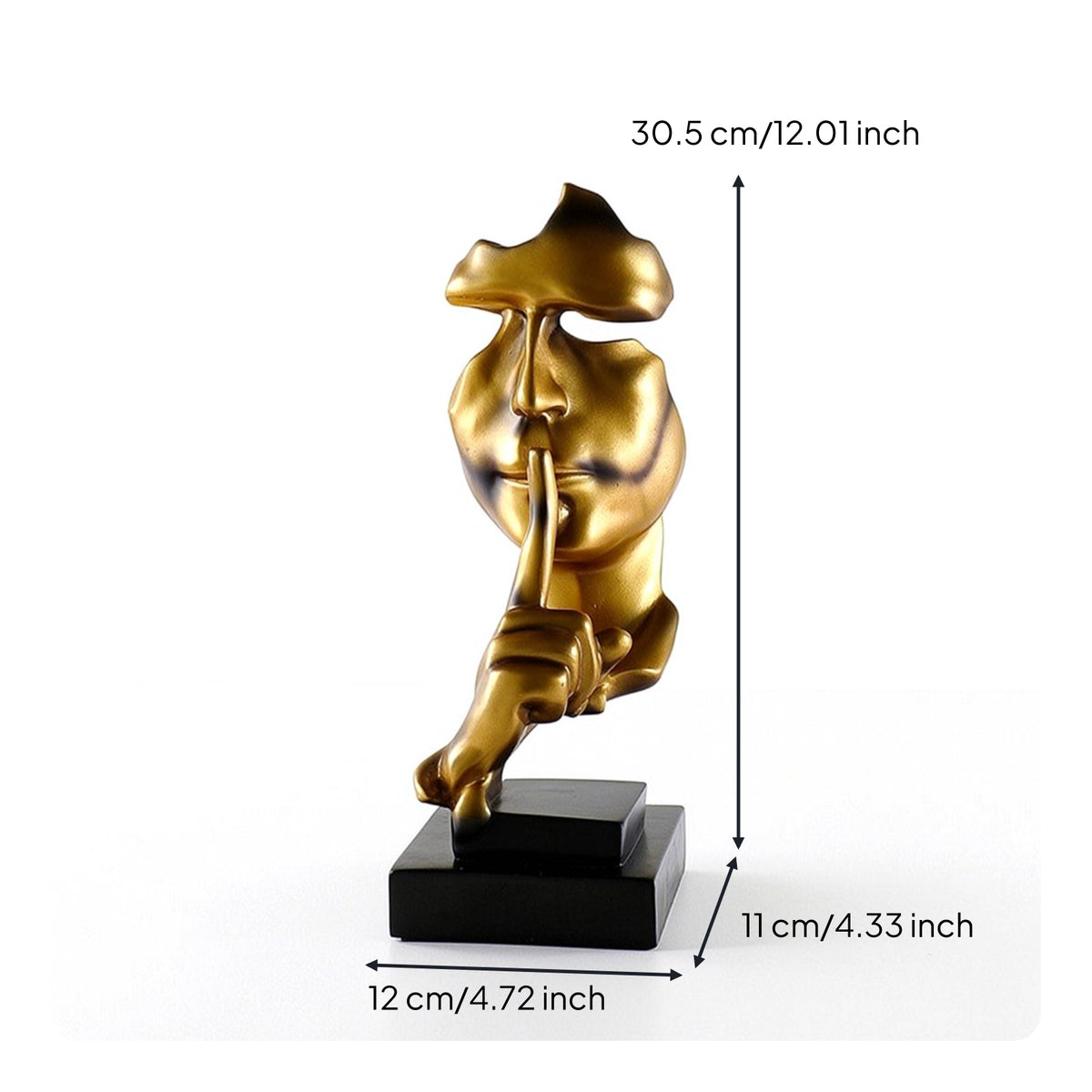 Bust Sculpture Artistic Tabletop Sculpture Bust Statue Abstract Figurine Textured for Art Collectors, Living Room, Office
