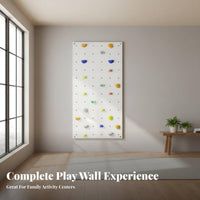 Indoor Climbing Wall Easy Installation children's Climbing Holds Strong and Sturdy Wall Mounted Playground for Young Children, Playroom