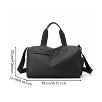 Damp and Dry Separation Duffel Gym Duffel Bag Tear Resistant Large Capacity Shoulder Bag for Airplane