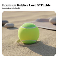 Lowered Speed & Rebound Transition Tennis Ball Staged Training Kids Tennis Ball Bright Colors for Young People, Beginners, Backyard Play