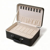 40 Slot Bracelet Case PU Leather Sturdy Construction Bracelet Organizer Securing Display